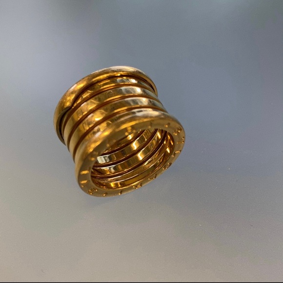 SOLD. Bvlgari Bzero 5Band 18k yellow Gold - Picture 7 of 9